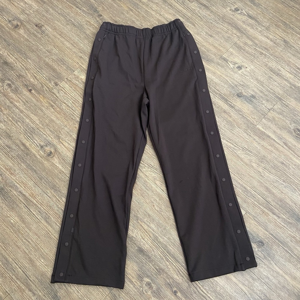 Nike x SKIMS Side Snap Tricot Track Pants Brown Athletic Pants Size Medium M - Picture 3 of 7